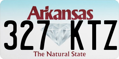 AR license plate 327KTZ