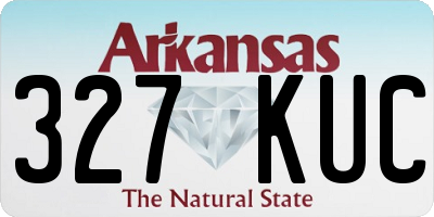 AR license plate 327KUC