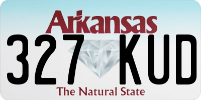 AR license plate 327KUD