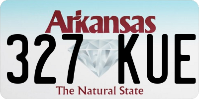 AR license plate 327KUE