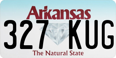 AR license plate 327KUG