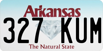 AR license plate 327KUM