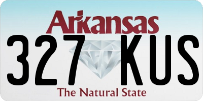 AR license plate 327KUS