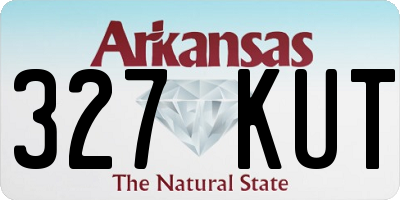 AR license plate 327KUT