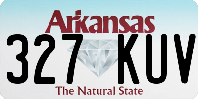 AR license plate 327KUV