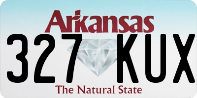 AR license plate 327KUX