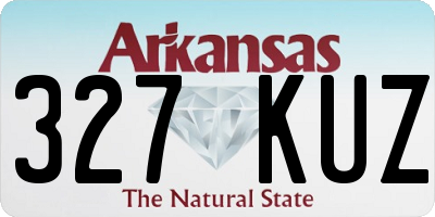 AR license plate 327KUZ