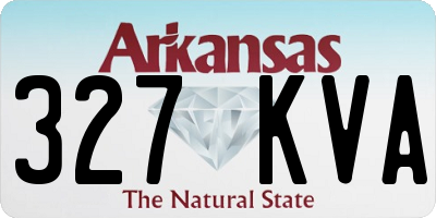 AR license plate 327KVA