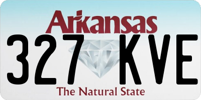 AR license plate 327KVE