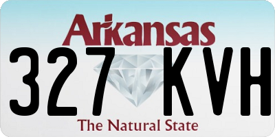 AR license plate 327KVH