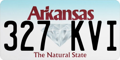 AR license plate 327KVI