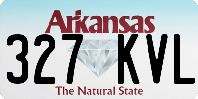 AR license plate 327KVL