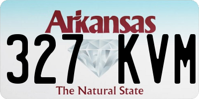 AR license plate 327KVM