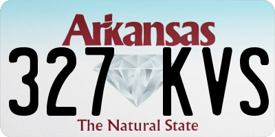 AR license plate 327KVS