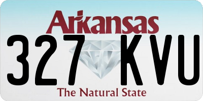 AR license plate 327KVU