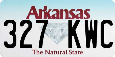 AR license plate 327KWC