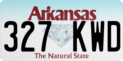 AR license plate 327KWD