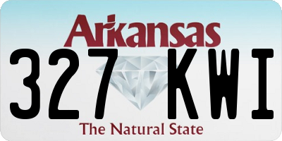 AR license plate 327KWI