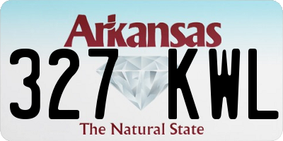 AR license plate 327KWL