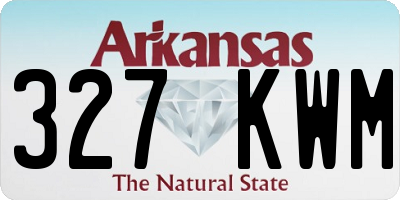 AR license plate 327KWM