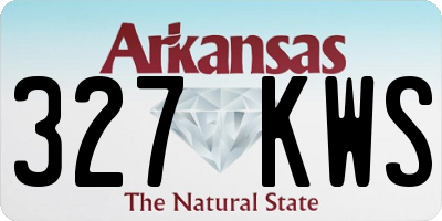 AR license plate 327KWS
