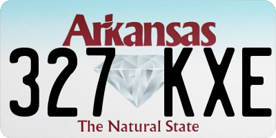 AR license plate 327KXE