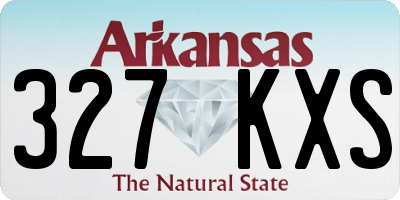 AR license plate 327KXS