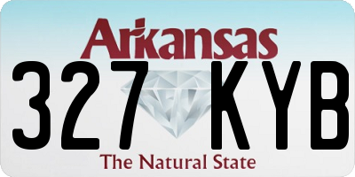AR license plate 327KYB
