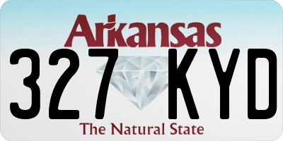 AR license plate 327KYD