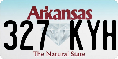 AR license plate 327KYH