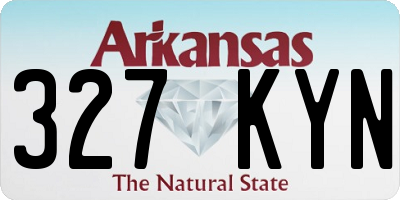 AR license plate 327KYN
