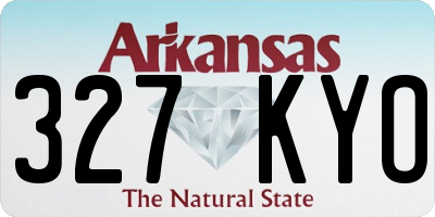 AR license plate 327KYO