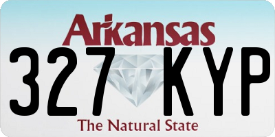AR license plate 327KYP