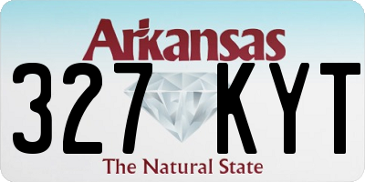 AR license plate 327KYT