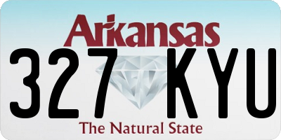 AR license plate 327KYU