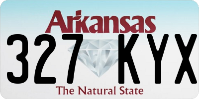 AR license plate 327KYX