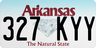AR license plate 327KYY