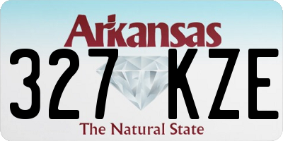 AR license plate 327KZE