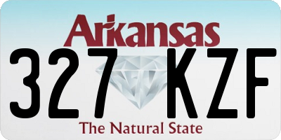 AR license plate 327KZF