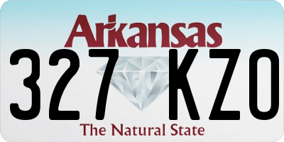 AR license plate 327KZO
