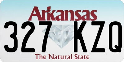 AR license plate 327KZQ