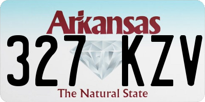 AR license plate 327KZV