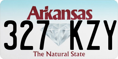 AR license plate 327KZY