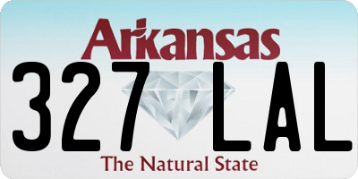 AR license plate 327LAL