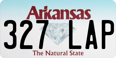 AR license plate 327LAP