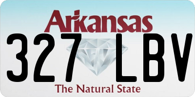 AR license plate 327LBV