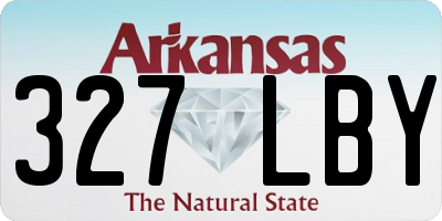 AR license plate 327LBY