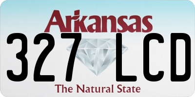 AR license plate 327LCD