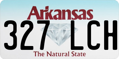 AR license plate 327LCH