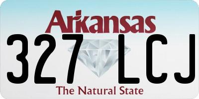 AR license plate 327LCJ